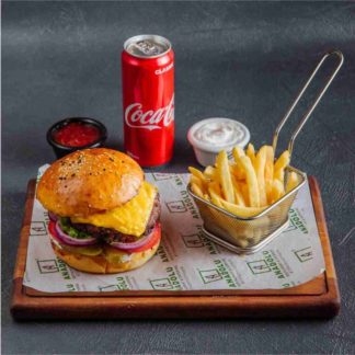 Eco cheeseburger kombo