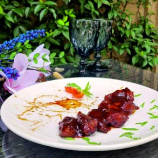 Toyuq qənədləri BBQ sousunda