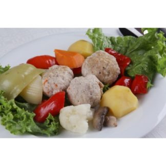 Toyuq kotlet soyutma tərəvəz ilə
