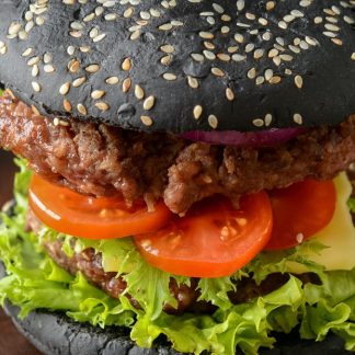 Qlütensiz qara burger