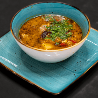 Lobya şorbası, paşot yumurta ilə YENİ DAD