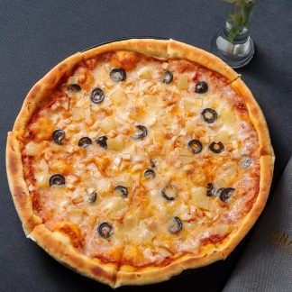 Ananaslı toyuqlu pizza 30 sm
