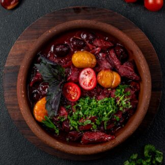 Albalılı dana qovurma